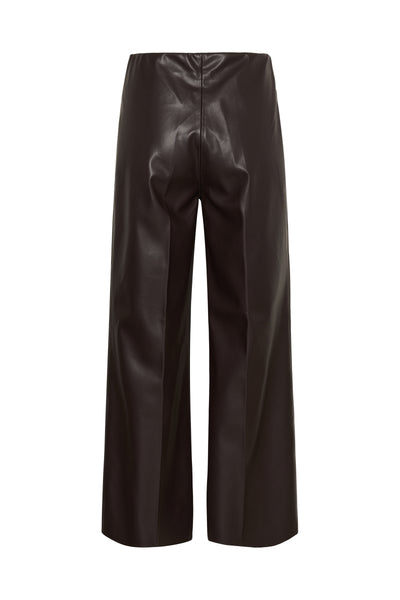 Soaked In Luxury SLKaylee Wide Leg Pants - Chocolate Torte