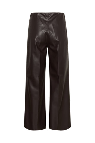 Soaked In Luxury SLKaylee Wide Leg Pants - Chocolate Torte