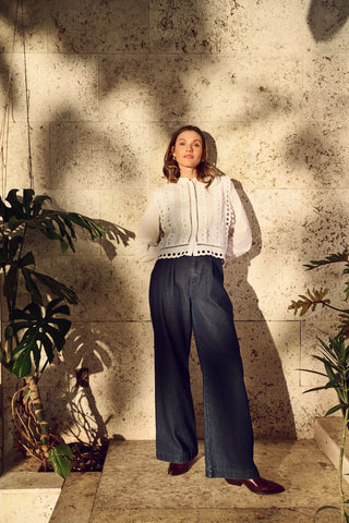 Saint Tropez JaclynSZ Pants - Dark Denim