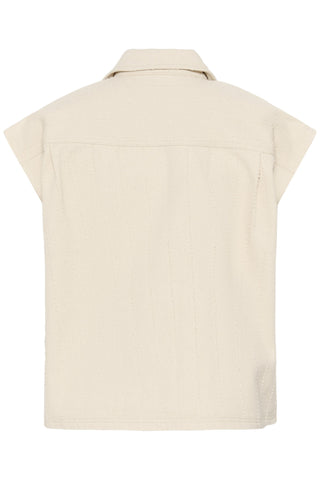 Saint Tropez RyderSZ Denim Vest - Ecru