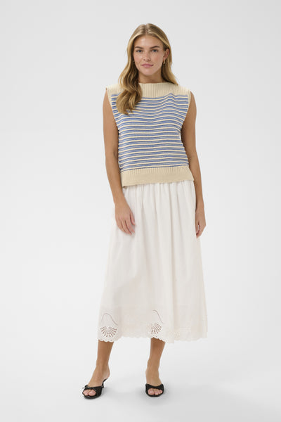 Saint Tropez RileySZ Knitted Tank - Vallarta Turtledove Stripe