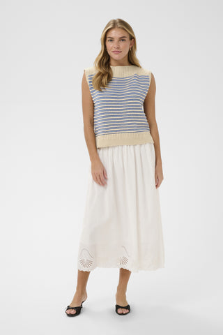 Saint Tropez RileySZ Knitted Tank - Vallarta Turtledove Stripe