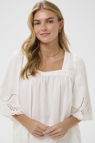 Saint Tropez RivashellSZ Blouse - Bright White