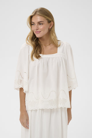Saint Tropez RivashellSZ Blouse - Bright White