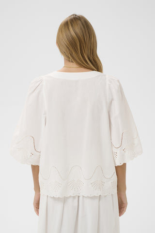 Saint Tropez RivashellSZ Blouse - Bright White