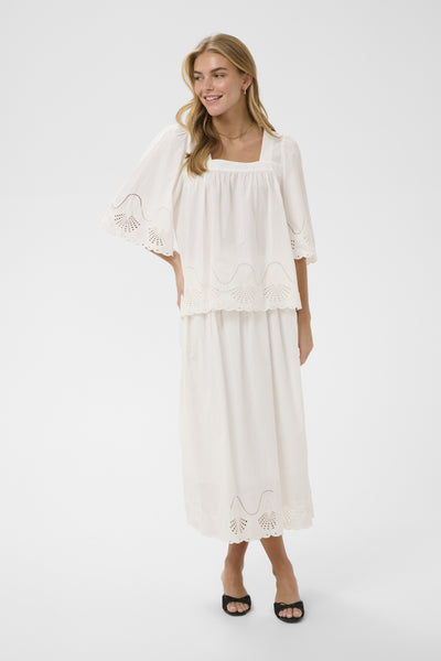Saint Tropez RivashellSZ Skirt - Bright White