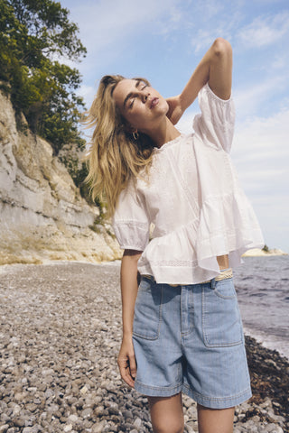 Saint Tropez RosariaSZ Blouse - Bright White