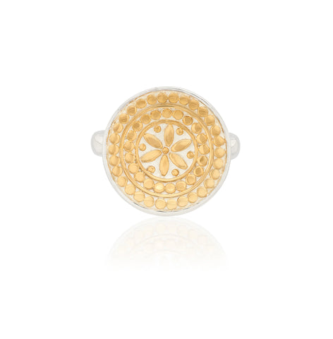 Anna Beck Flower Dish Ring - Gold