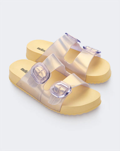 Melissa Shoes Cozy Slider - Pearl Yellow