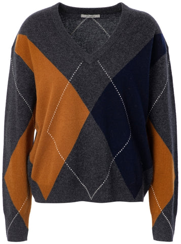 Jc Sophie Philippa Sweater - Grey / Cognac Sweater
