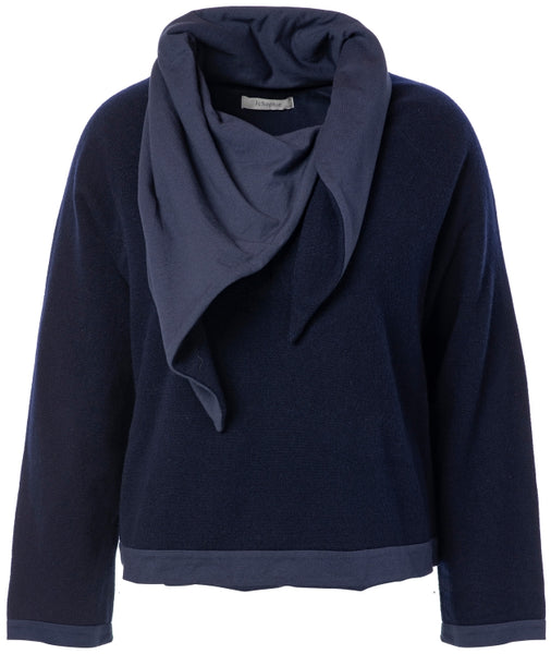 Jc Sophie Poppy Knitted Sweater - Navy