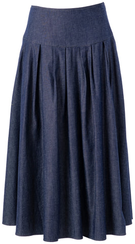 Jc Sophie Planet Skirt - Dark Blue Denim