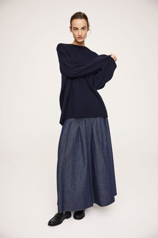 Jc Sophie Planet Skirt - Dark Blue Denim
