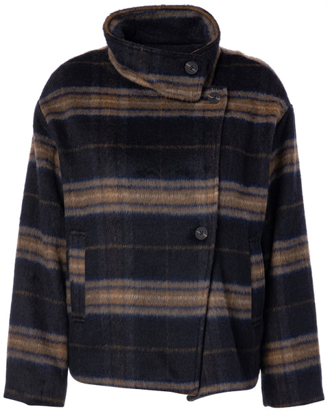 Jc Sophie Patty Jacket - Blue Check
