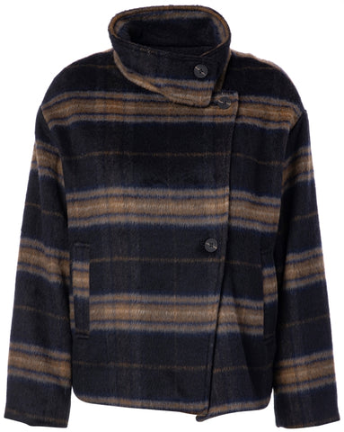 Jc Sophie Patty Jacket - Blue Check