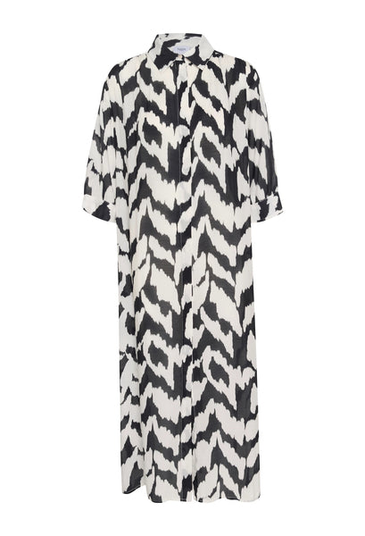 Saint Tropez KelsieSZ Shirt Dress - Monochrome