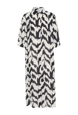 Saint Tropez KelsieSZ Shirt Dress - Monochrome