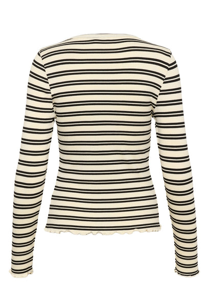 Saint Tropez OlaliaSZ Blouse - Ice Black Stripe