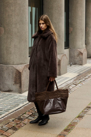 Soaked In Luxury SLEstacia Coat - Chocolate
