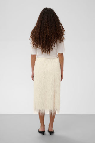 Soaked In Luxury SLDacre Skirt - Whisper White