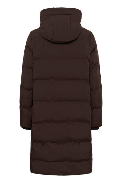 Saint Tropez SabrielSZ Puffer Coat - Dark Oak / Brown