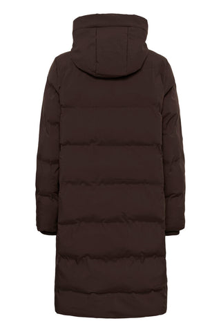 Saint Tropez SabrielSZ Puffer Coat - Dark Oak / Brown