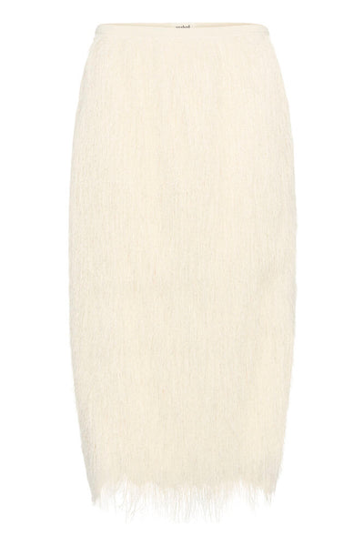 Soaked In Luxury SLDacre Skirt - Whisper White