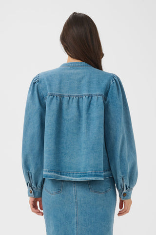 Saint Tropez TeraSZ Denim Jacket - Medium Blue