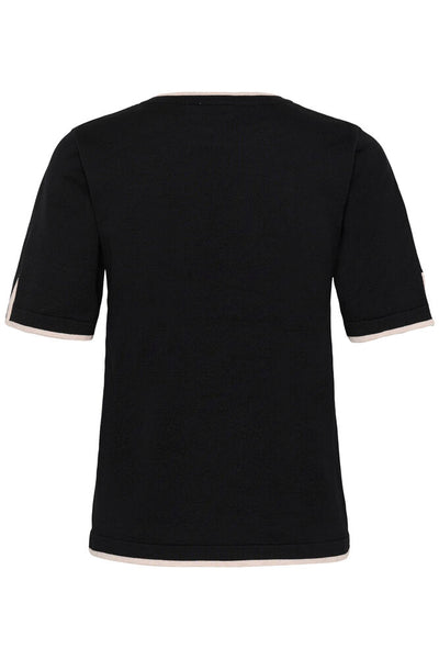 Saint Tropez MilaSZ Pullover -  Nightsky Ice Contrast / Blue