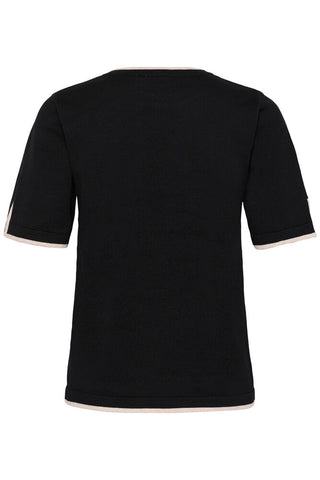 Saint Tropez MilaSZ Pullover -  Nightsky Ice Contrast / Blue