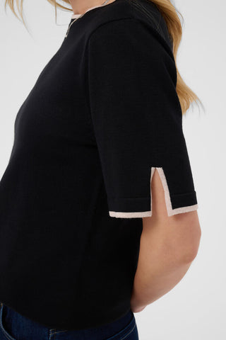 Saint Tropez MilaSZ Pullover -  Nightsky Ice Contrast / Blue