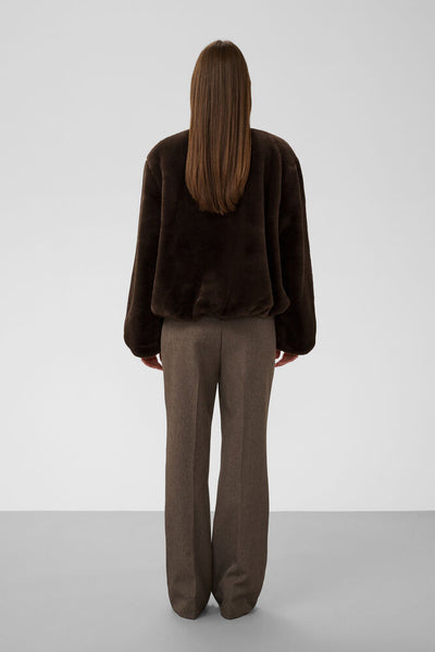 Soaked In Luxury SLEstacia Jacket - Chocolate