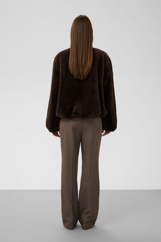 Soaked In Luxury SLEstacia Jacket - Chocolate