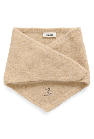 Soaked In Luxury SLPleoni Triangle Scarf - Doeskin Melange