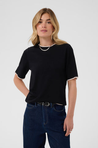 Saint Tropez MilaSZ Pullover -  Nightsky Ice Contrast / Blue