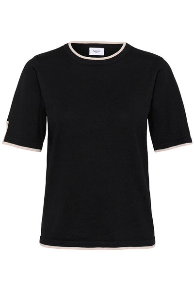 Saint Tropez MilaSZ Pullover -  Nightsky Ice Contrast / Blue