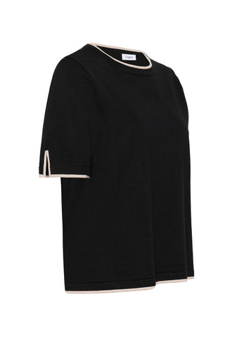Saint Tropez MilaSZ Pullover -  Nightsky Ice Contrast / Blue
