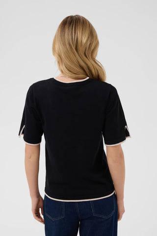 Saint Tropez MilaSZ Pullover -  Nightsky Ice Contrast / Blue