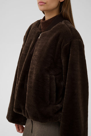 Soaked In Luxury SLEstacia Jacket - Chocolate