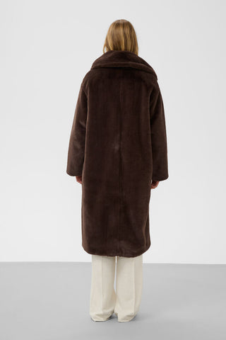Soaked In Luxury SLEstacia Coat - Chocolate