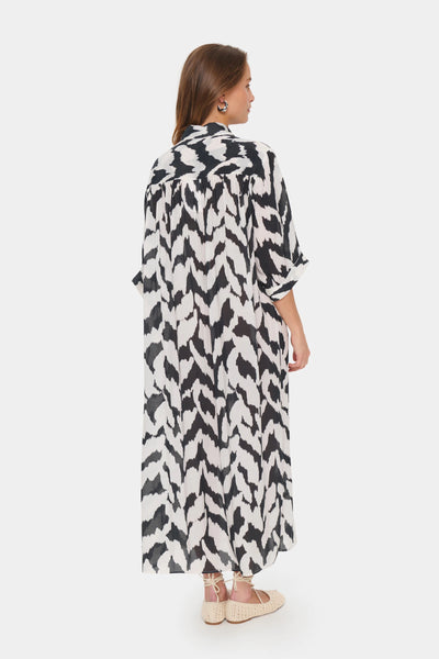 Saint Tropez KelsieSZ Shirt Dress - Monochrome