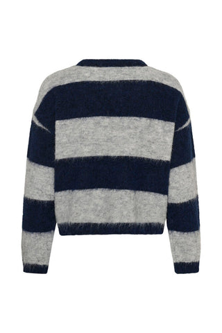 Saint Tropez TayzieSZ Pullover - Navy Melange