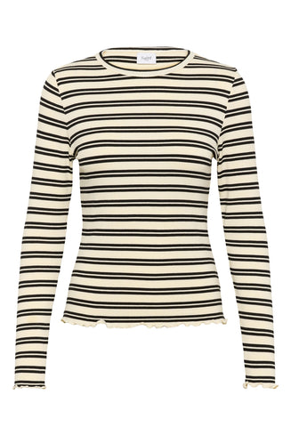 Saint Tropez OlaliaSZ Blouse - Ice Black Stripe