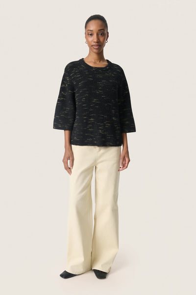 Soaked In Luxury SLLiora Pullover - Black