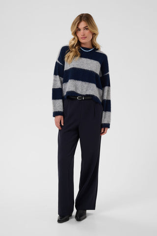 Saint Tropez TayzieSZ Pullover - Navy Melange