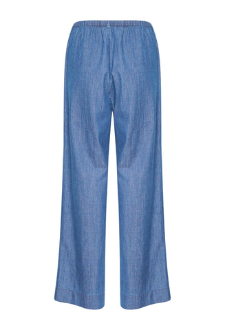 Soaked In Luxury SLChamy Faustina Trousers - Medium Blue