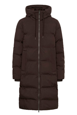 Saint Tropez SabrielSZ Puffer Coat - Dark Oak / Brown