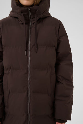 Saint Tropez SabrielSZ Puffer Coat - Dark Oak / Brown