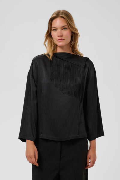 Soaked In Luxury Mirabella Aragat Blouse - Black