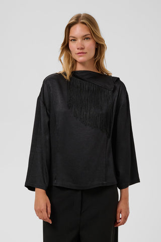 Soaked In Luxury Mirabella Aragat Blouse - Black